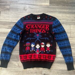 Stranger Things Christmas Holiday Ugly Sweater Unisex Size M